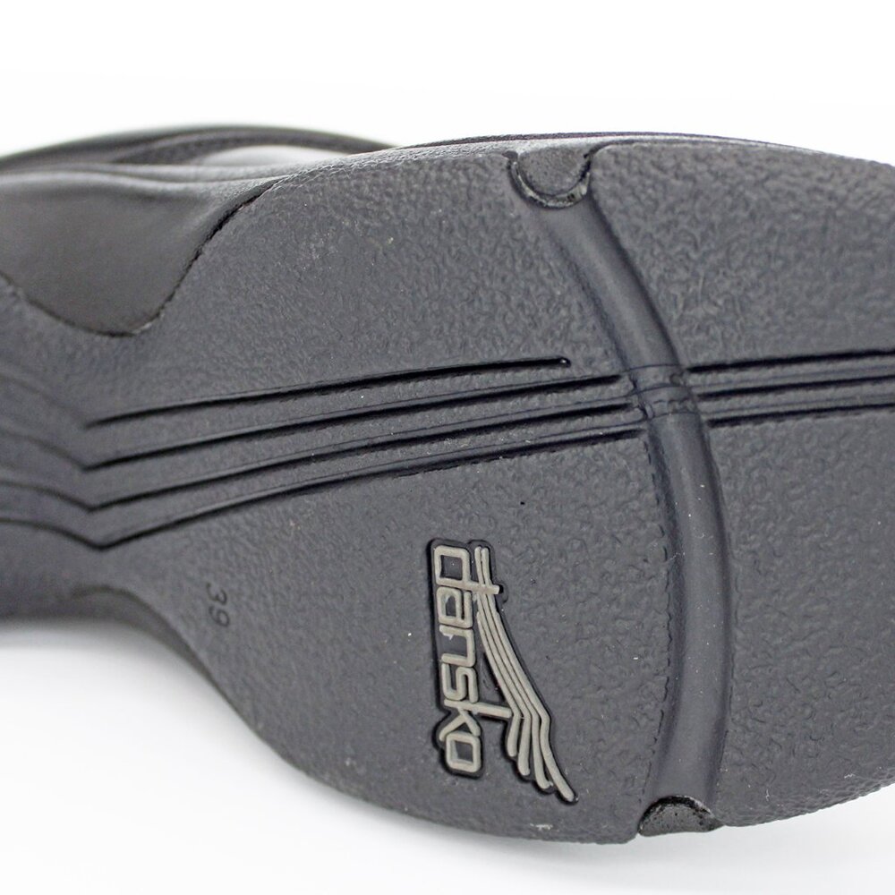 Dansko Women's Kelsey Black Leather Pro Anti-Slip Clog: Size: EU 39 / US 8.5-9 - Picture 5 of 6